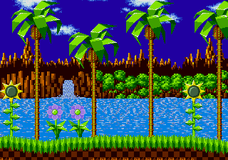 sonic green hill paradise game